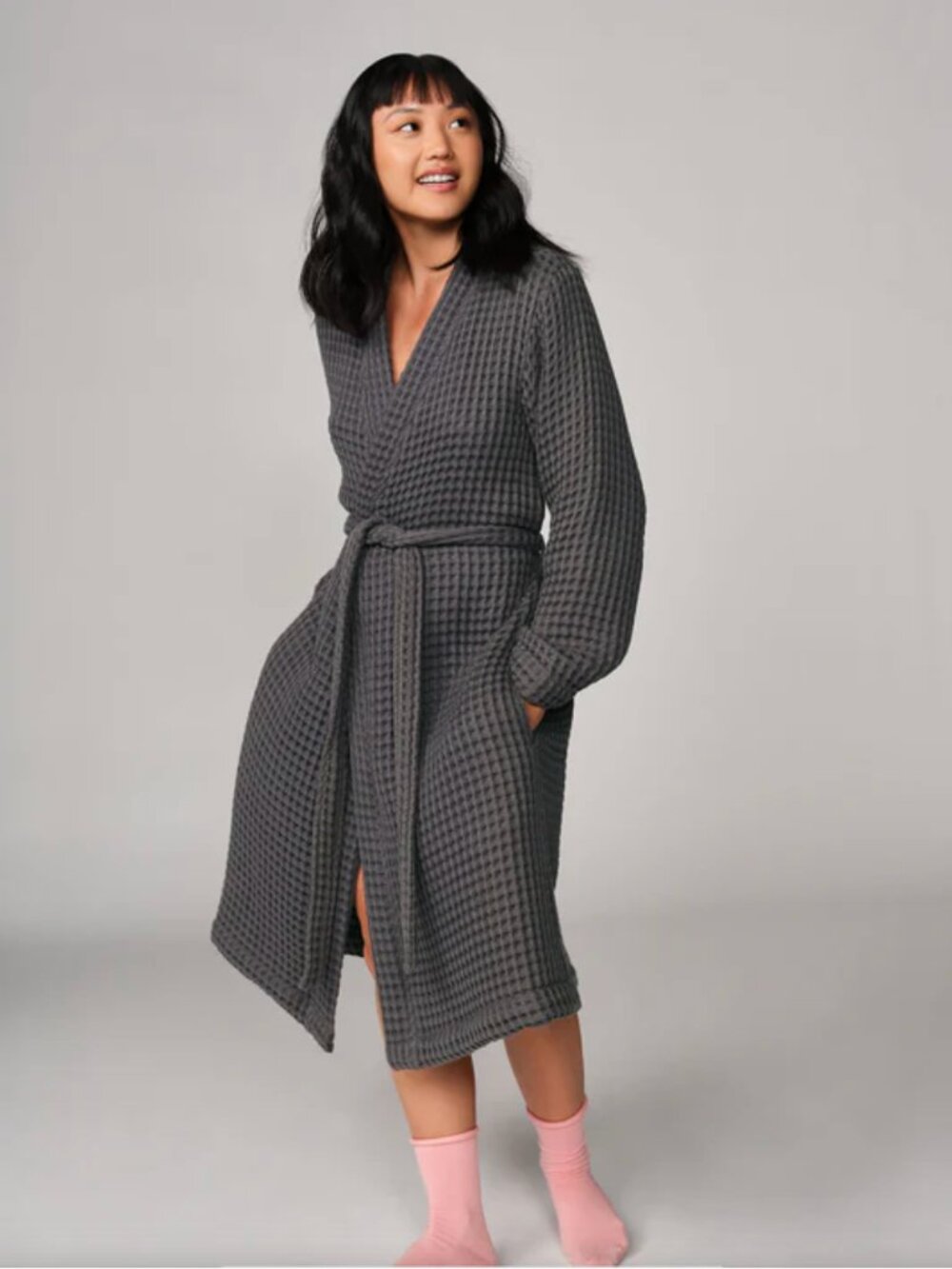 Brooklinen Dreamweave Waffle Robe - Excellent Condition!